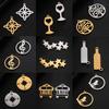 Teamer 5pcs Fashion Charms for Jewelry Making Stainless Steel Charm Pendant DIY Bracelets Necklace Jewelry Accessories Wholesale