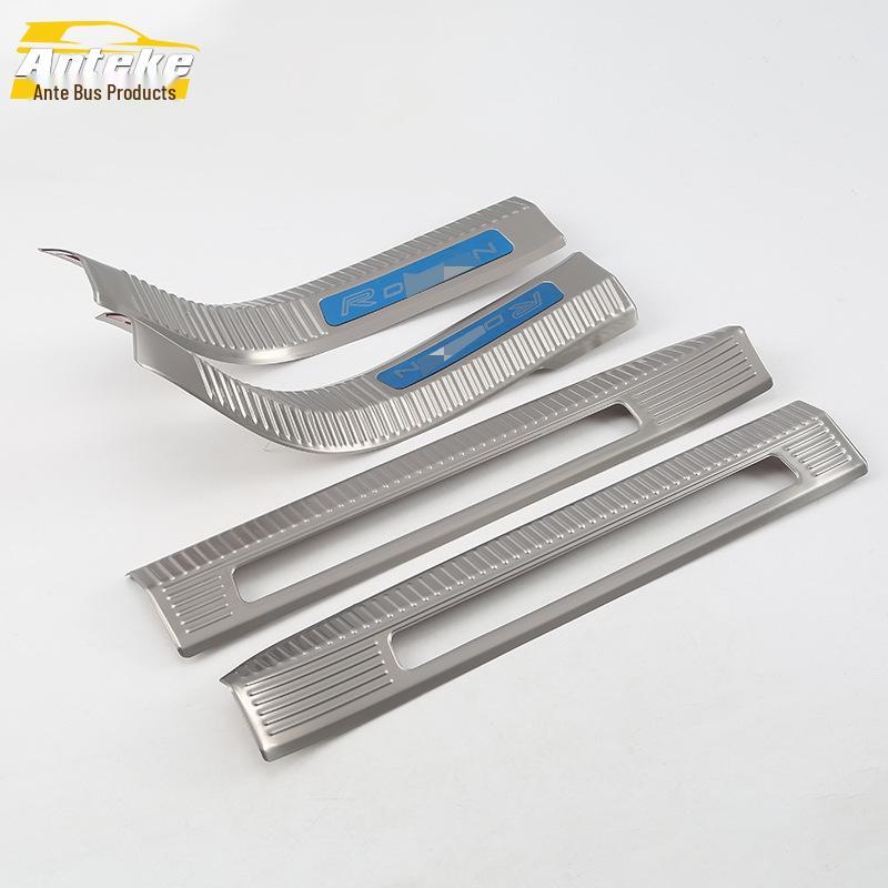 Fits 18 XC60 Models: Sill Trim Bright Strip, Bumper Trunk Welcome Pedal, Anti-Scratch Trim
