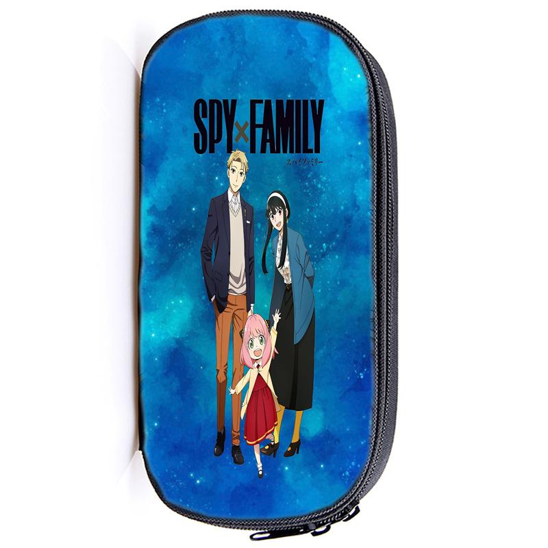 Spy X Family Pencil Case Anya Forger Multifunction Pencil Pouch School Supplies Pen Case Stationery Pencilcase