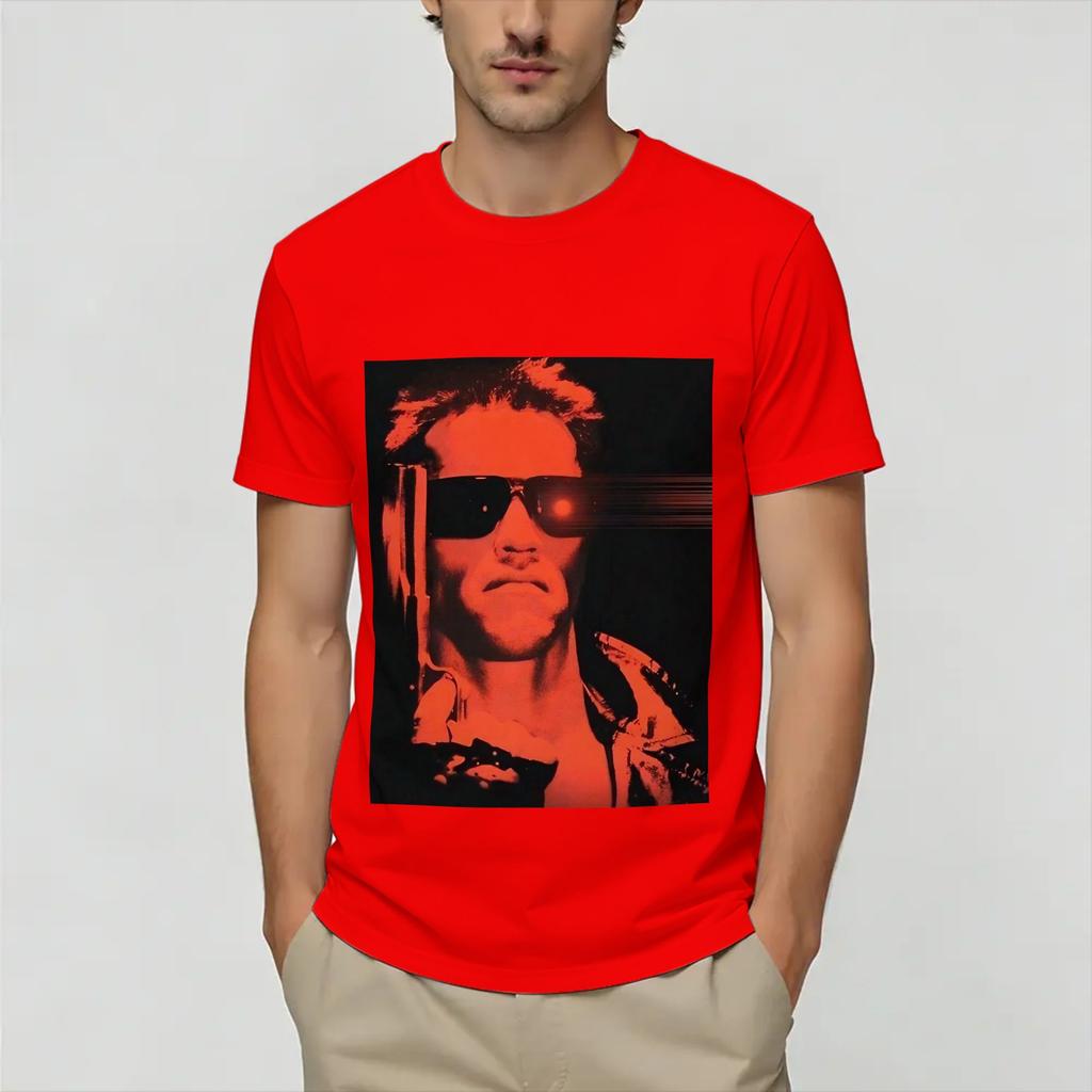 Terminator 80s T Shirt Unisex 100 Cotton Humor TShirt Round Collar Tee Shirt Short Sleeve Tops Summer