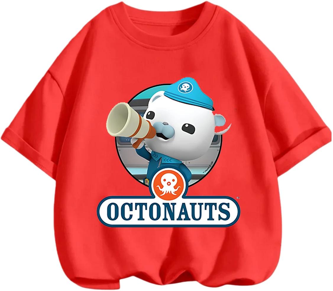 Hot Selling Kids T Shirt Octonauts Cute Design Soft Comfy School Wear Boys Girls Summer Outdoor Casual Clothing 100