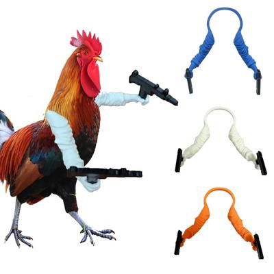 3D Printed Chicken Arm with Shoot Vegetable Spatula Poultry Arm Accessories Funny Chicken Fake Arm Prop Farm Prank Toy