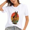 German Shepherd Ladies' Pure Cotton T Shirt, Pure Cotton HighQuality Printing, Durable, Casual And Fashionable,Loyalty Beyond Measure,Faithful And Fea