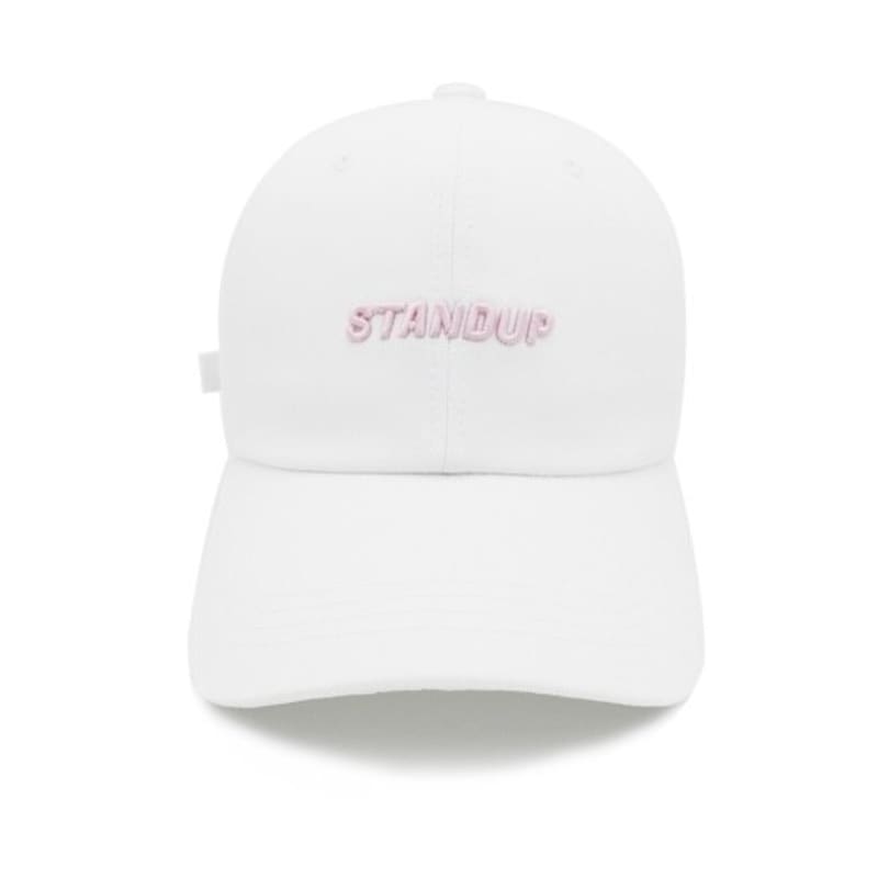 STANDUP Standup 3D Pink White Color Ball Cap