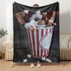 1pc Gremlin1 Blanket, Gift, for Men and Women, Soft Blanket, Good for Sofa Bed Couch Travel, Lightweight Flannel Blanket