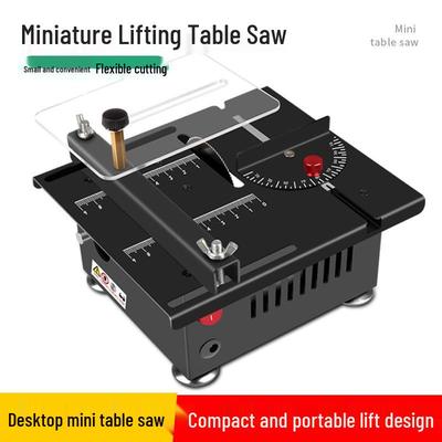 Scie de table compacte: Mini Scie Électrique de Précision pour Bricolage, Coupe Bois, Acrylique, PVC