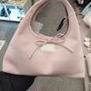Spring Handbag Gentle And Sweet Strap Bow Korean Simple Casual Messenger Bag Tote Bag