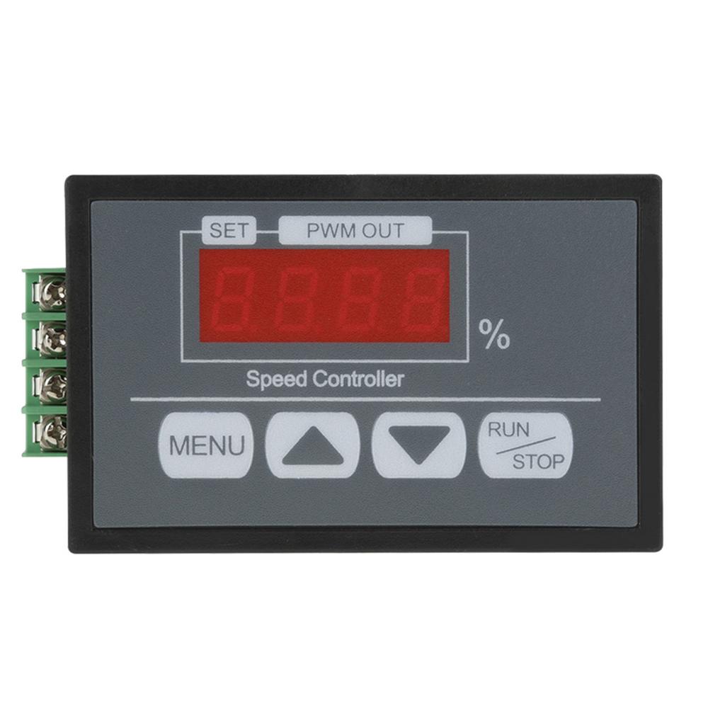 6 60V Digital Display Percentage Tachometer DC Motor Slow Start and Stop Speed Controller
