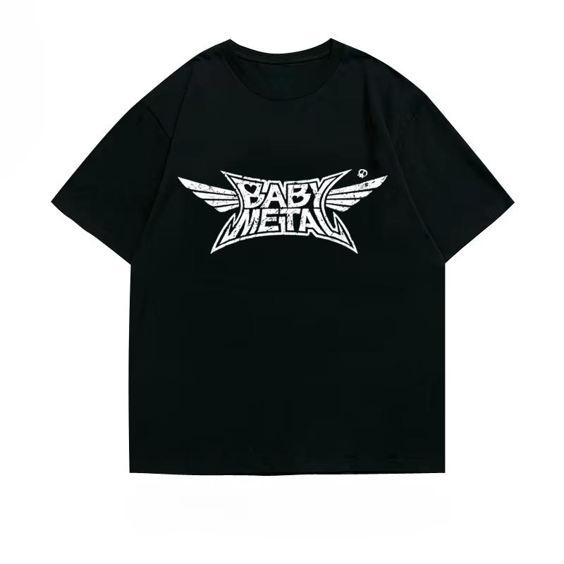 

Babymetal Band Print Tshirt Suitable for Both Unisex and Women Summer Shortsleeved Casual Comfortable Cotton Streetwear XL