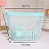 Portable Mesh Cosmetic Bag Transparent Large Capacity Lipstick Makeup Bag Dopamine Zipper Coin Purse for Women Girls