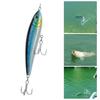 Sinking Pencil Fish Lure Hard Bait 3D Eyes with Hook Split Ring Fishing Tackle004