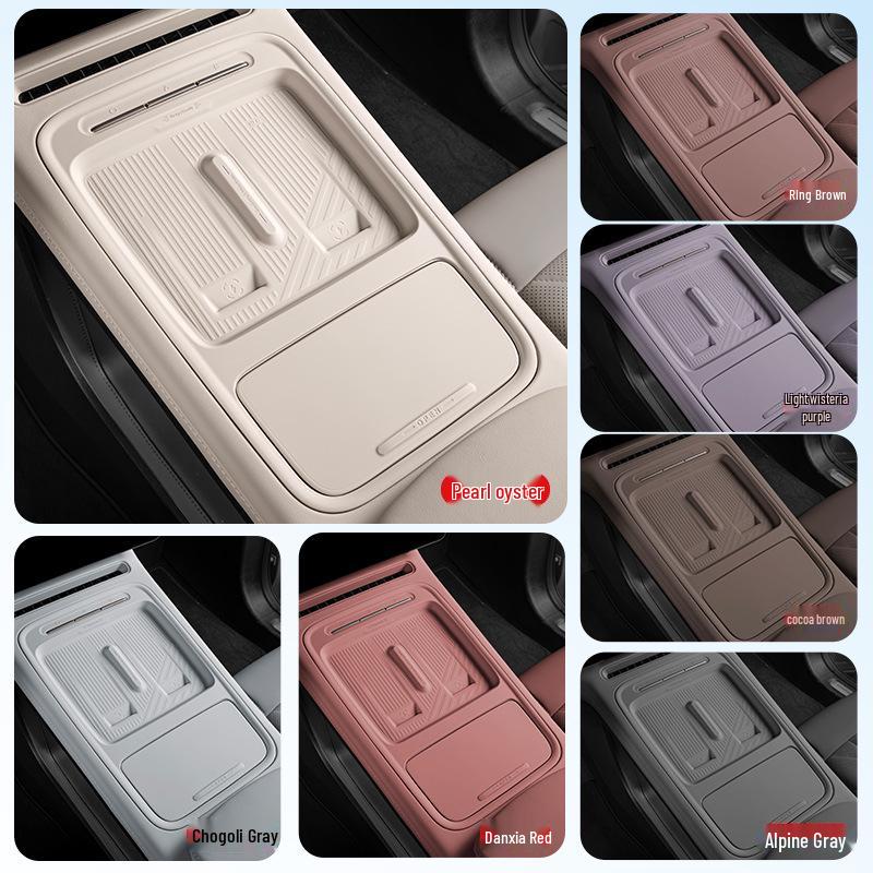 5 NIO ES6 ET5T EC6 Center Console Cup Holder Wireless Charger Silicone Mat (Car Interior Decorative Accessory)