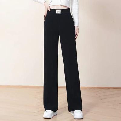 High Waist Narrow Wide Leg Pants Women Autumn Winter New Narrow Pants Straight Pants Women