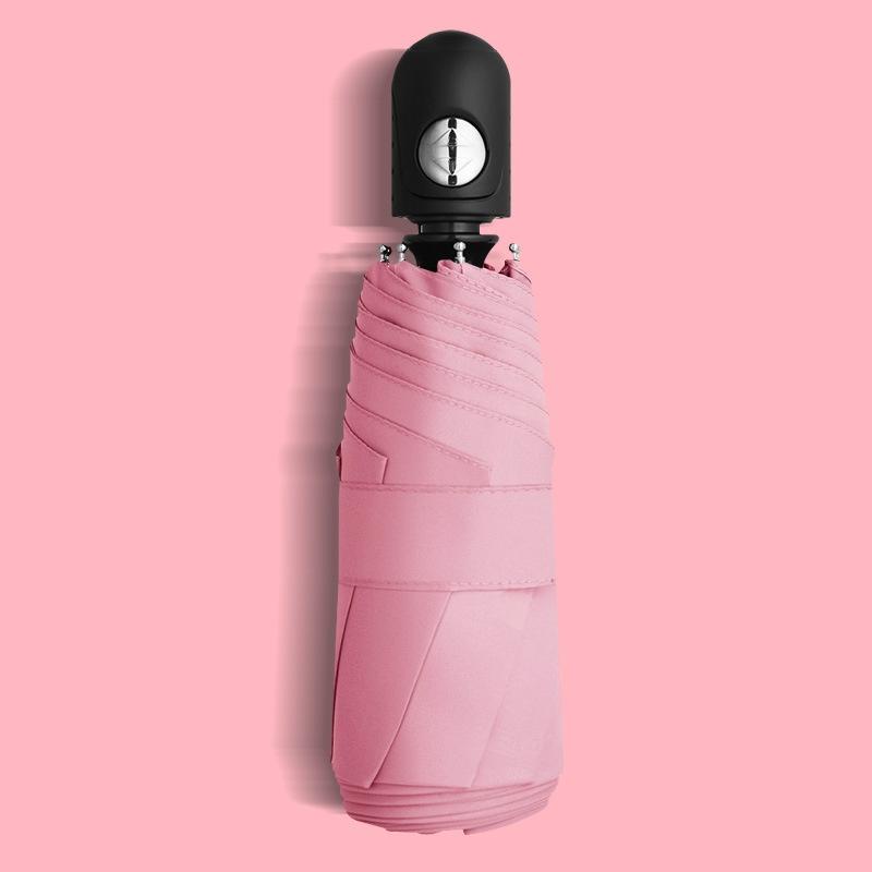 Creative Mini Portable Umbrella Five-folding Pocket Umbrella Rain Women Fully-automaticTravel Umbrella Outdoor Rainproof Tools