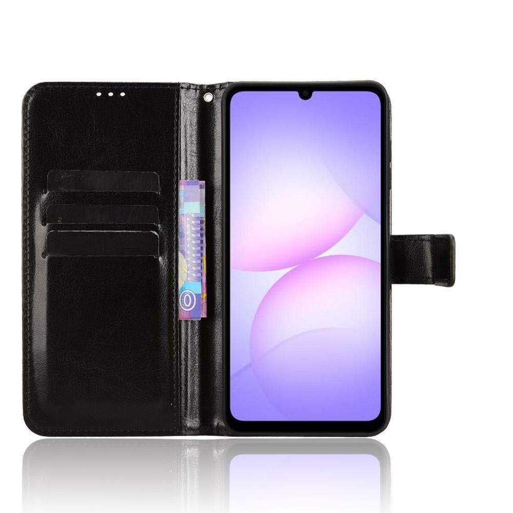 for Samsung Galaxy A08 Wallet Case with Kickstand & Card Slots – Shockproof, Dustproof, Business Heavy Duty Flip Leather Cover