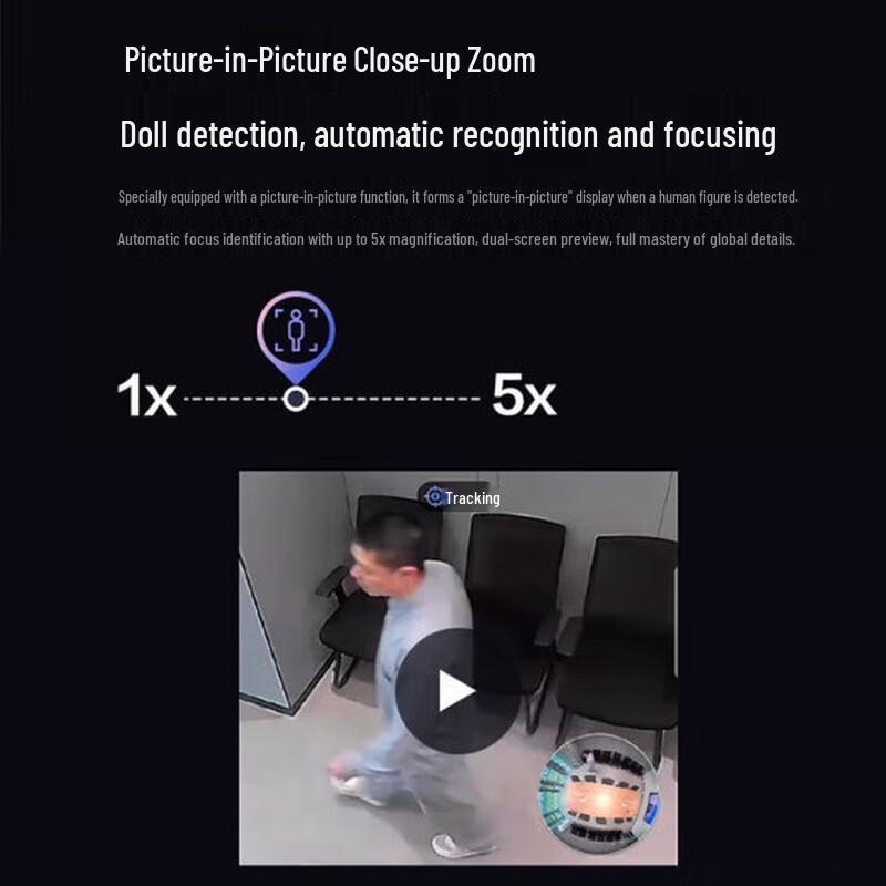 Ezviz E4P 6MP Kamera Bezpieczeństwa Panoramiczna Rybie Oko (Wersja CN)