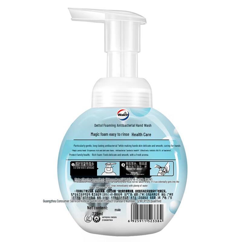 Walch Foaming Hand Soap 225ml x 2 Pack