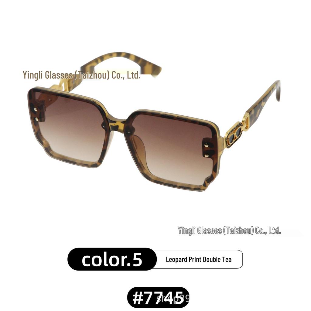 High-End Women's Fashion Sunglasses - Slimming, Large-Frame, Brand Style, Streamlined Design