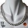 Chain 925 SILVER Men' Silver Chain 7mm FULL DIAMOND