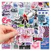 53PCS Y2K Girls VSCO 90s Harajuku Style Vintage Stickers Cute Aesthetic Decal Diary Motorcycle Laptop Scrapbook Toy Sticker
