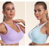 Women Bras Unwired Sports Bras Wireless Sexy Backless Push Up Seamless Mesh Top Bra Without Bones Frame Bras