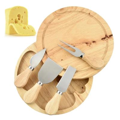 4 Peynir Bıçağı Seti Peynir Çatal Bıçak Takımı Çelik Paslanmaz Peynir Dilimleyici Kesici Ahşap Saplı Mini Bıçak, Tereyağı Bıçağı, Spatula ve Çatal