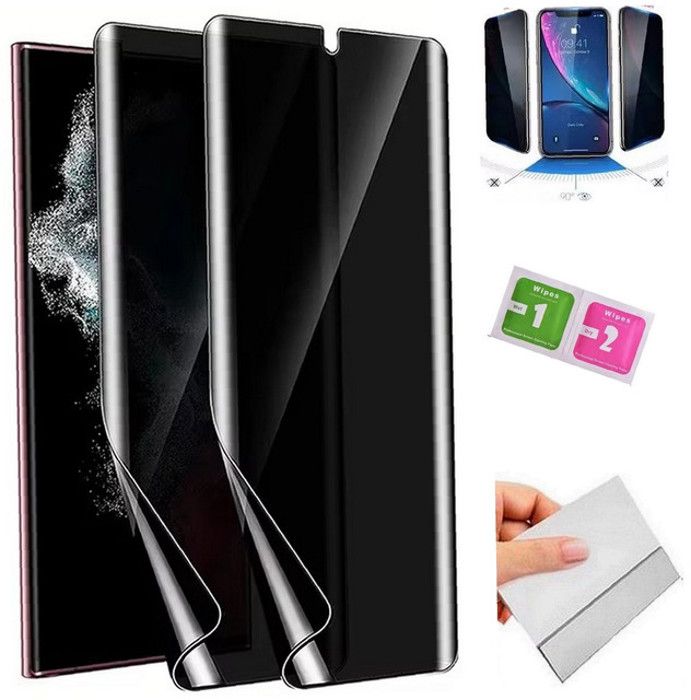 2 Films Hydrogel Anti-Espion pour Realme Q3i 5G - installation facile sans bulles
