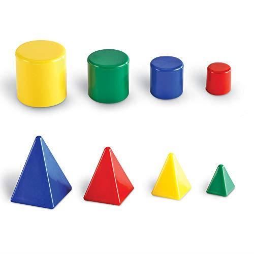 Jouet éducatif - LEARNING RESOURCES - Mini Kit Geosolids - Apprentissage des formes - 1 joueur ou plus - 3 ans et plus