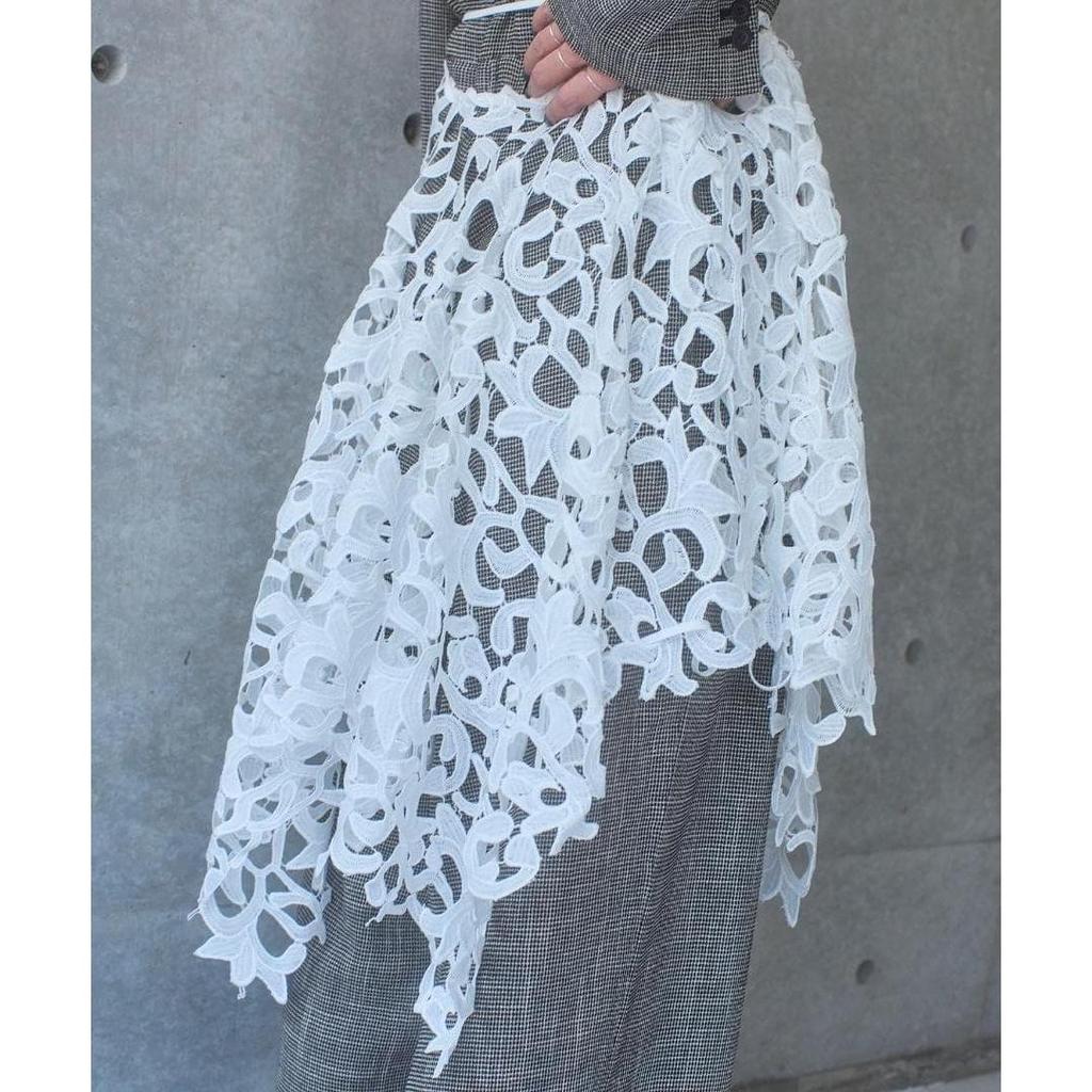 Used Pasterip Battenberg lace multiway scarf
