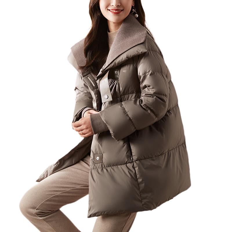 JIANHU Women's 90% White Duck Down Winter Puffer Jacket