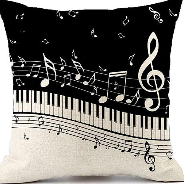 New Morandi Simple Abstract Style Pillow Linen Print Pillow Case Decorative Home Pillow Case