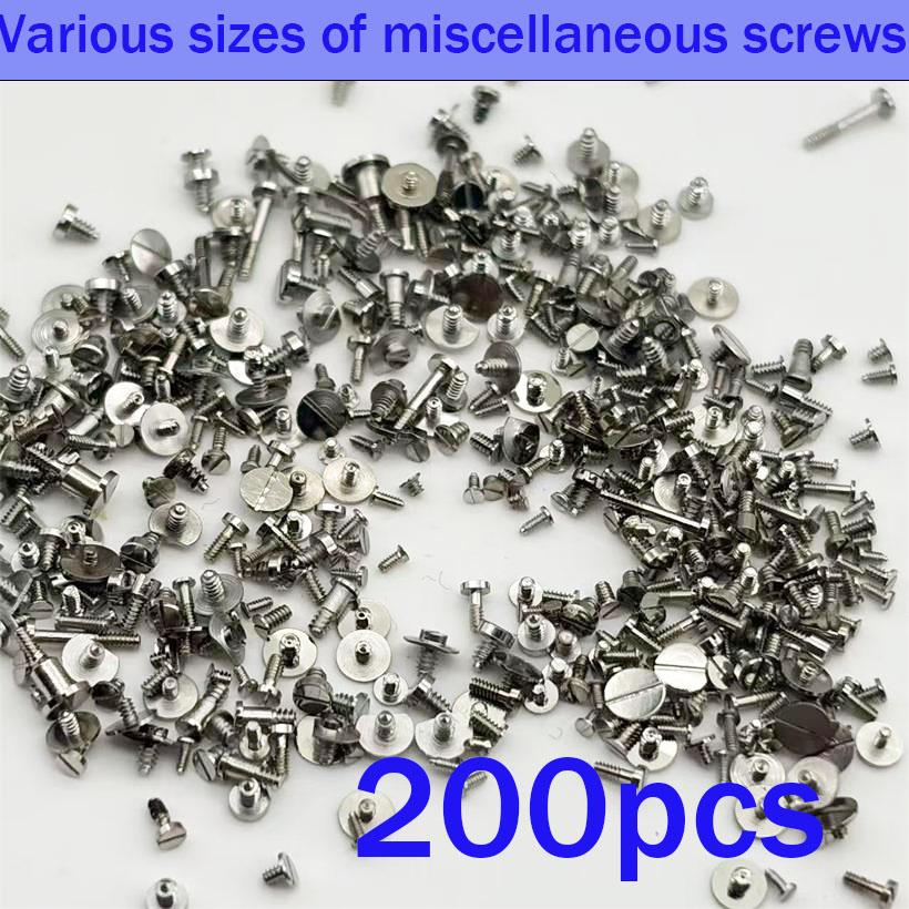 100PCS Various Specifications Sizes Different Miscellaneous Screw Random Shipping Original Screw Watch Accessories