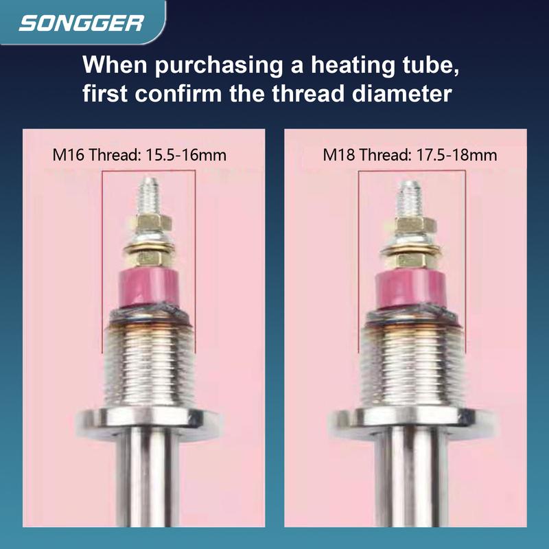 U Shaped Heating Element 220V 380V Stainless Steel Electric Heating Tube for Water Tank Steamer Fermentation Cabinet
