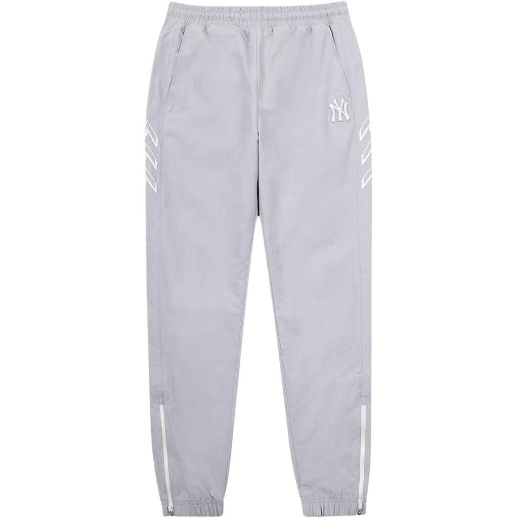 New MLB Knitted Sweatpants Unisex Gray 31WPU9111-50M