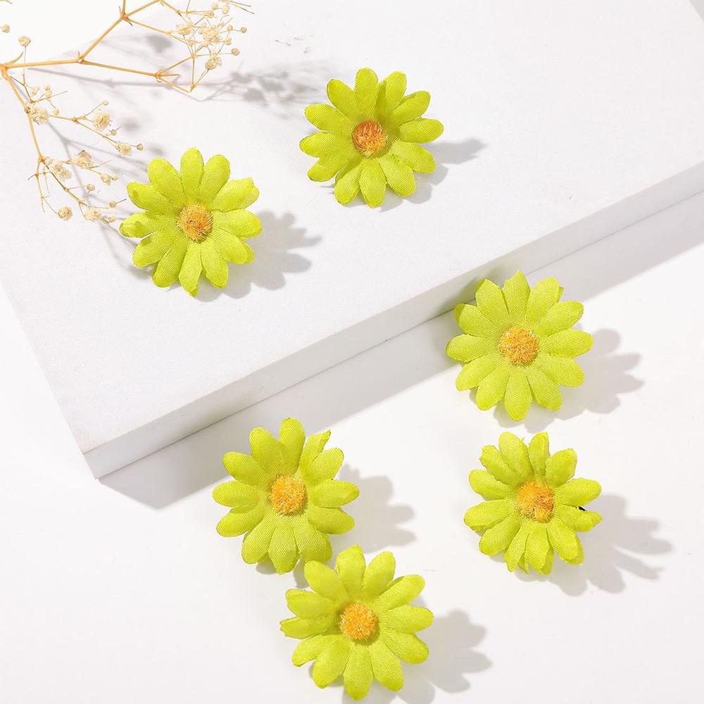 6Pcs Cute Daisy Small Flower Hairpins Headwear Side Hairpin New BB Hair Clips Girls