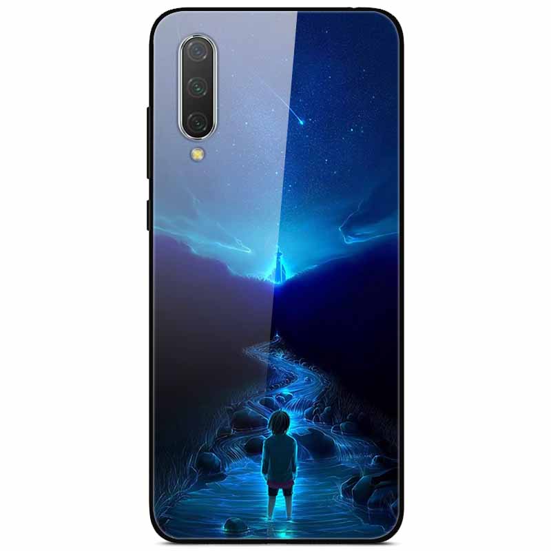 Pro pouzdra Xiaomi Mi A3 9SE 9Lite Módní tvrzené sklo Pevná zadní kryty pro pouzdra na telefon Xiaomi Mi 9 SE Bumper Fundas Coque MiA3