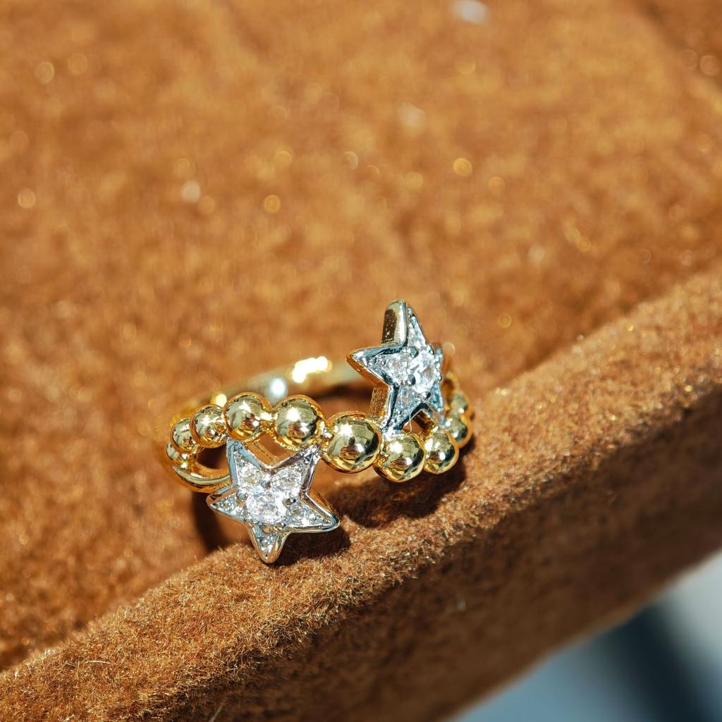 Anillo de Esmalte Vintage Cepillado de Lujo Ligero Rubí Morado Diamante Anillo para Dedo Índice Anillo Apilable Estilo de Uso Accesorios Premium Versátiles