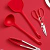 Oriba Chinese Red Kitchen Utensil Set