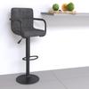 Day and Night - Day and Night Dark Gray Velvet Kitchen Stool