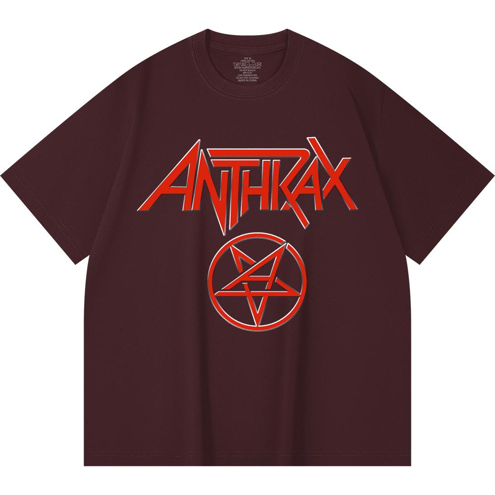 230 g/m² 100% Baumwolle Heavy Metal T-Shirt Rockband Beliebte Musik Druck Unisex Schweres Baumwoll-T-Shirt