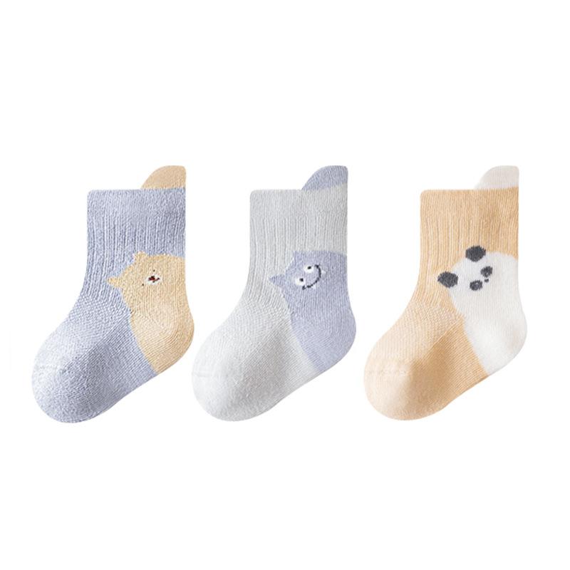 3 Paar Neugeborenen Babysocken Sommer Mesh Weiche Baumwolle Babysocken Atmungsaktive Kindersocken für Neugeborene Babysachen