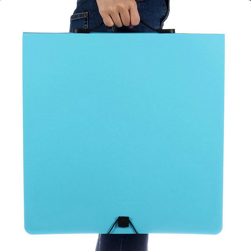 MoeTron Square Folder 50*50cm Drawing Portfolio Booklet Diamond Painting 40*40 Square Portafolio With Plastic Sleeves