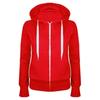 Women Casual Long Sleeve Hooded Zipper Sweatshirt Jacket With Pocket