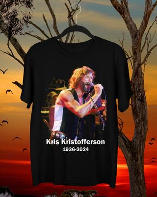 Kris Kristofferson A Star Is Born  KRISTOFFERSON 1936-2024 Black Shirt OM63 Unisex T-Shirt