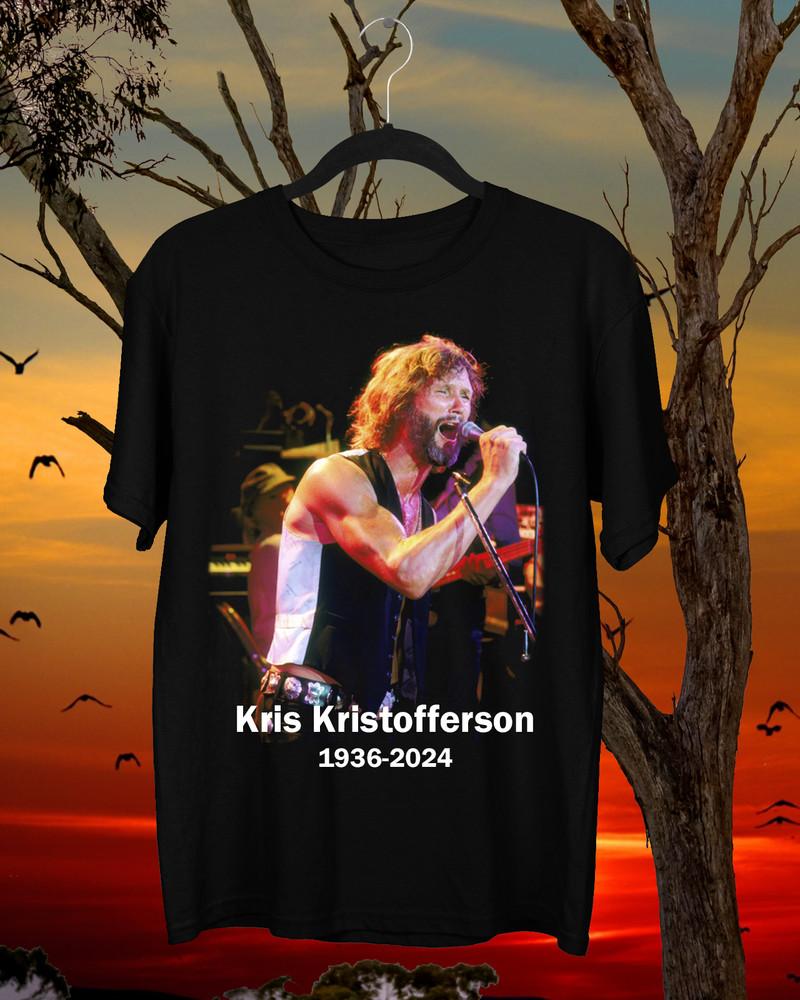 

Kris Kristofferson A Star Is Born KRISTOFFERSON 1936-2024 Black Shirt OM63 Unisex T-Shirt XL