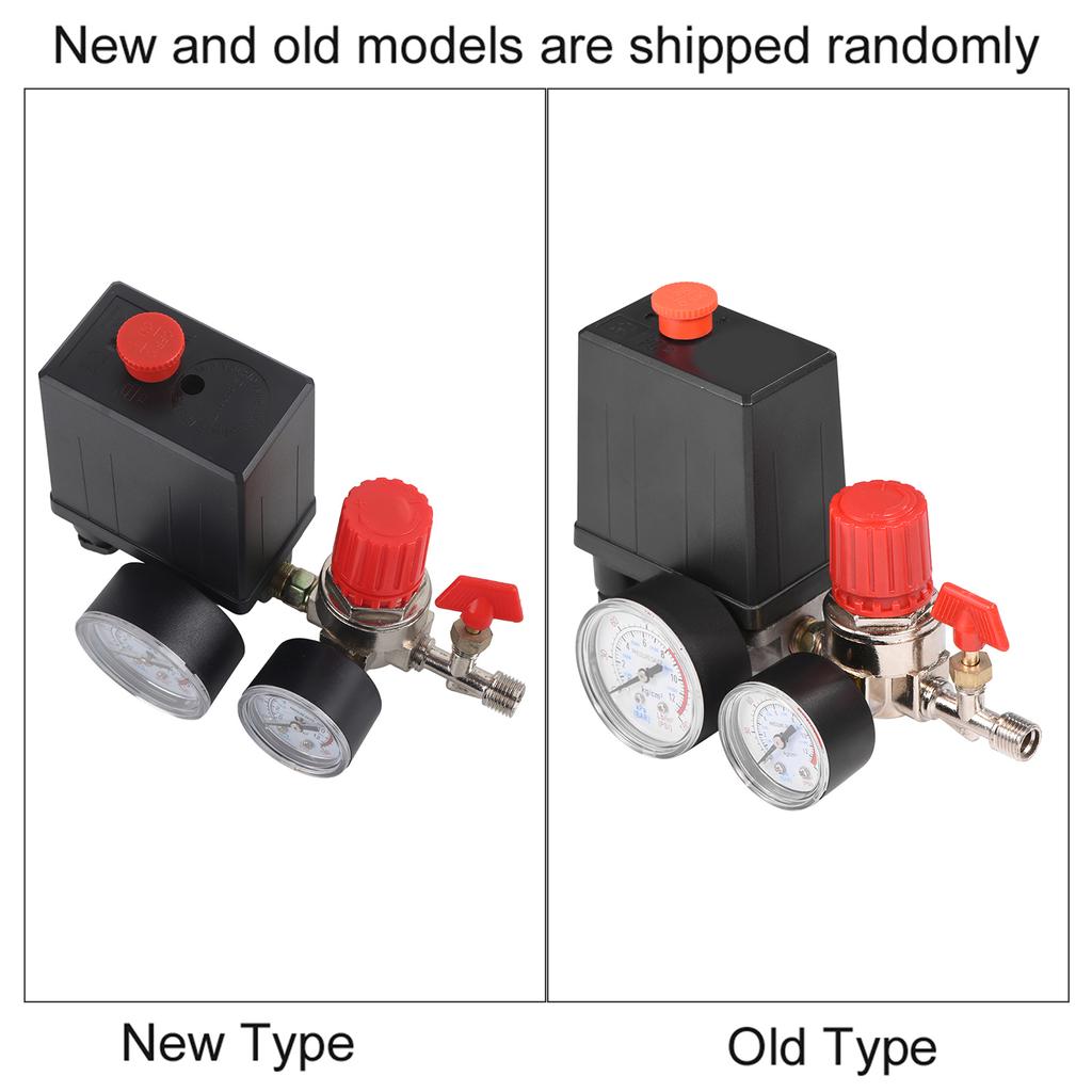 Air Compressor Valve Air Compressor Pressure Switch Small Air Compressor Pressure Switch Control Valve Regulator with Gauges