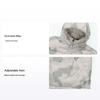 600 Fill Letter Print Reversible Sports Casual Loose Hooded Down Jacket Men Jacket Light-Khaki IS0359