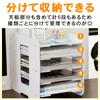 Document Storage Case, A4 Size Compatible, Desktop Organization, 5-Tier Compartment, Open Rack, Horizontal, for Home or Office