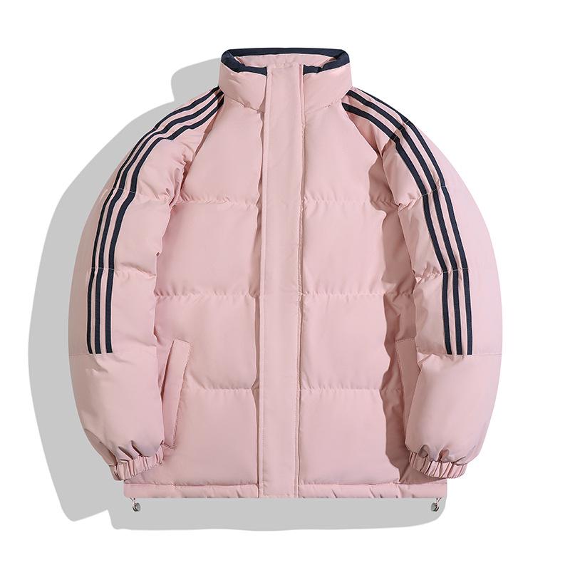 2024 Men's Trendy Windproof Cotton Jacket: Thick, Warm, Stand Collar Outerwear for Autumn/Winter