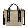 New handbag New lightweight alphabet canvas bag Versatile casual handbag Crossbody bag Student small bag